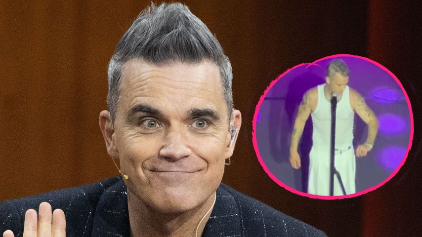 In Eile? Fans amüsieren sich über Robbie Williams' Auftritt