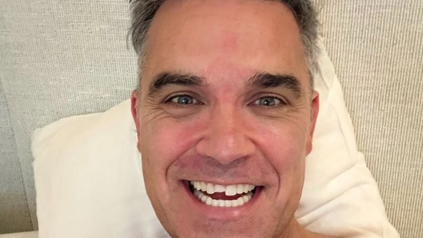 Robbie Williams' verlorener Zahn lässt Frau Ayda lachen