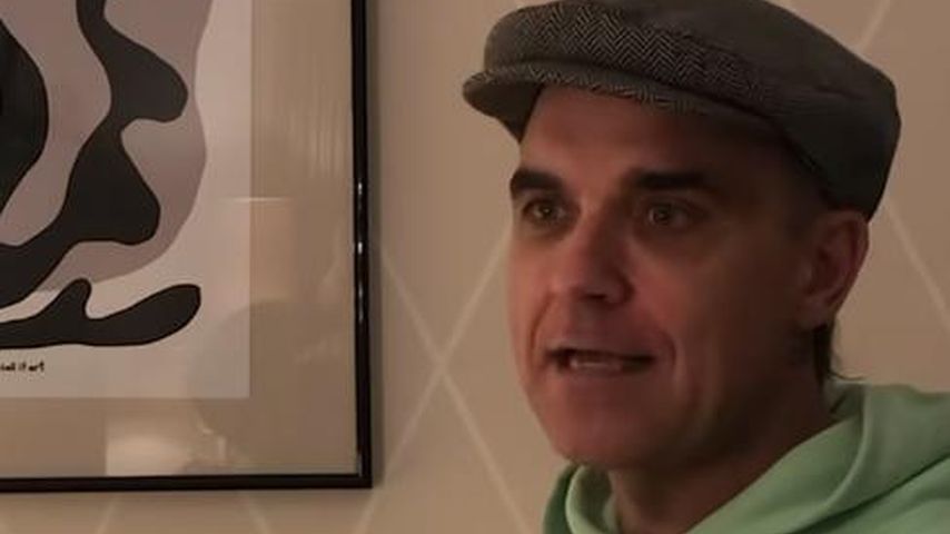 Robbie Williams in einem Hotel in Hamburg