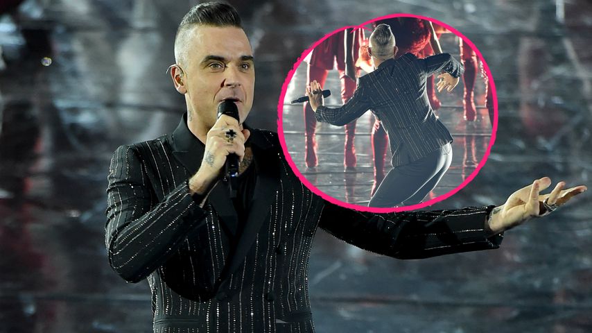 Robbie Williams im "X Factor"-Finale: Der Hüftschwung sitzt!