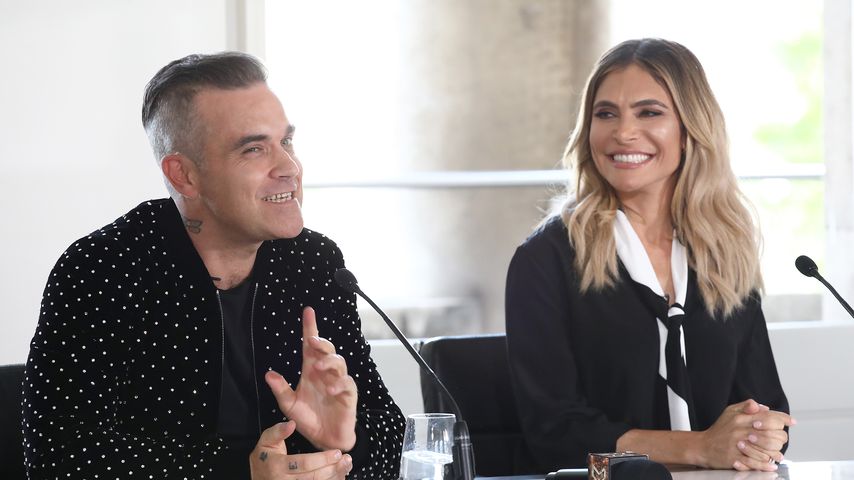 Robbie Williams und Ayda Field bei deinem "The X Factor"-Launch 2018