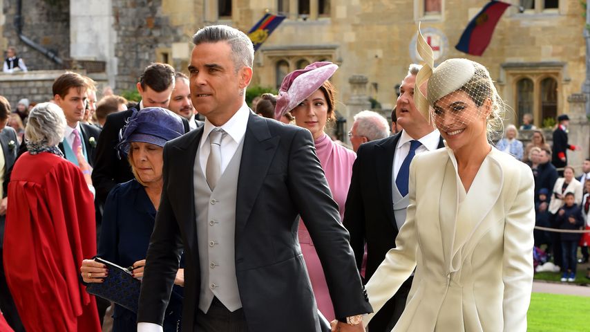 Robbie Williams und Ayda Field 2018 in Windsor