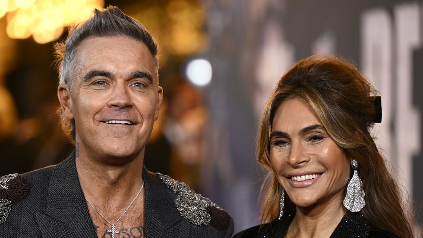 Robbie Williams und Ayda Field im November 2024