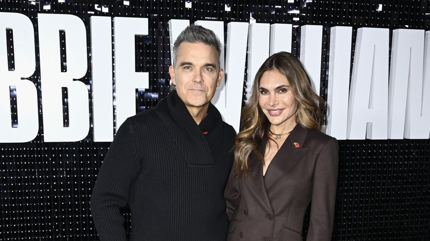 Robbie Williams und Ayda Field im November 2023