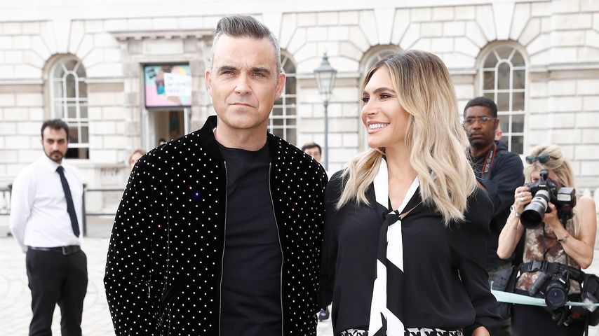 Robbie Williams und Ayda Field im Juli 2018