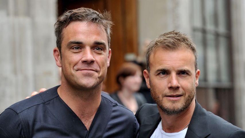 Robbie Williams und Gary Barlow im Jahr 2010