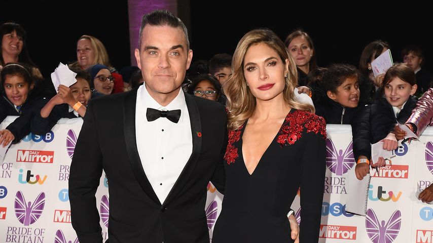 Robbie Williams und seine Frau Ayda Field, Oktober 2018