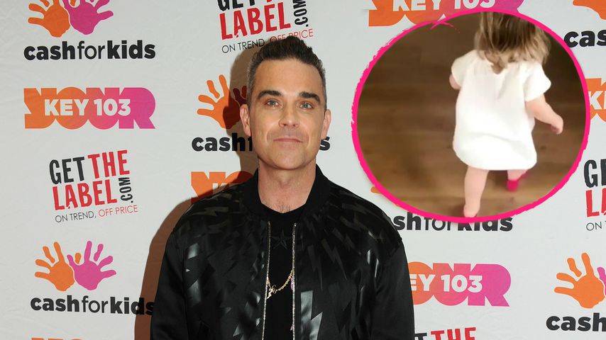 Groß geworden: Robbie Williams' Tochter ist flott unterwegs
