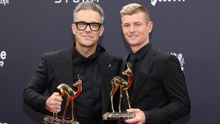 Robbie Williams und Toni Kroos bei der Bambi-Verleihung 2024