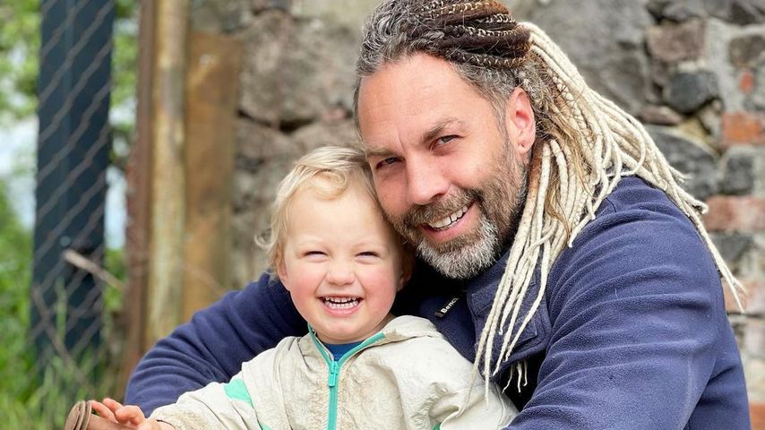 Robert Dallmann mit seinem Sohn