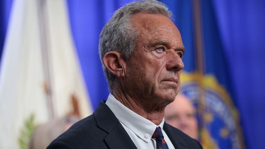 Robert F. Kennedy Jr. bei einer Pressekonferenz im Justizministerium in Washington D.C.
