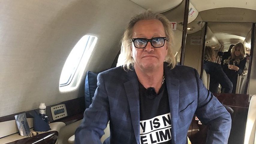 Robert Geiss im Privatjet, Mai 2019