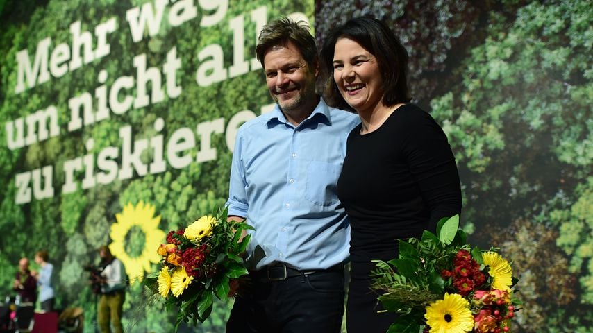 Robert Habeck und Annalena Baerbock in Bielefeld, 2019