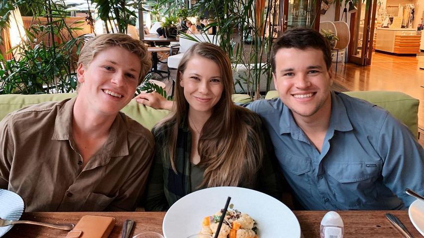 Robert Irwin, Bindi Irwin und Chandler Powell im Dezember 2020