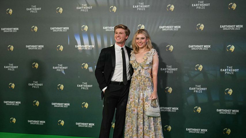 Robert Irwin und Rorie Buckey im November 2023 in Singapur