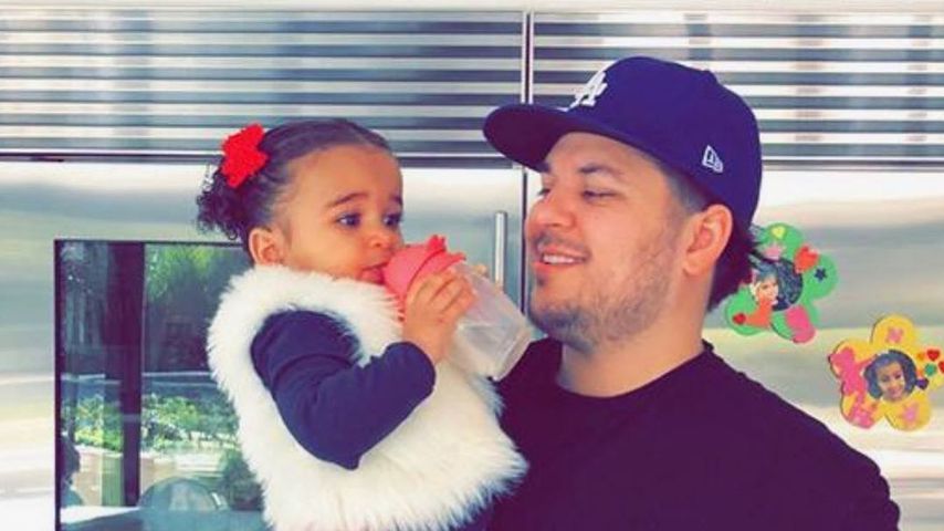 Robert Kardashian mit seiner Tochter Dream