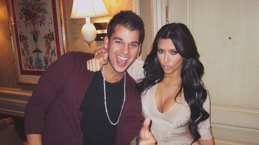 Robert und Kim Kardashian