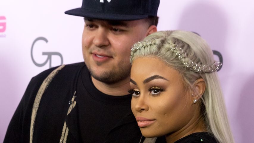 Robert Kardashian und Blac Chyna bei einem Event in Hollywood