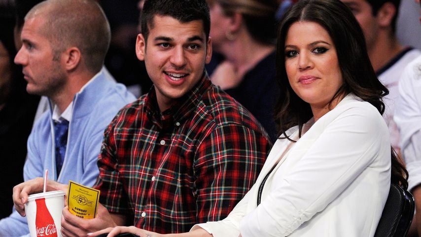 Robert Kardashian und Khloe Kardashian
