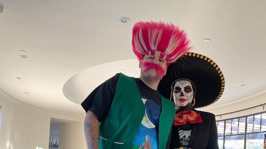 Robert Kardashian und seine Mutter Kris Jenner, Halloween 2019