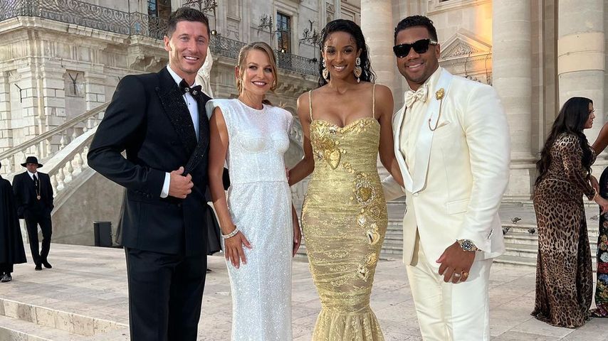 Robert Lewandowski, Anna Lewandowska, Ciara und Russell Wilson, Junli 2022