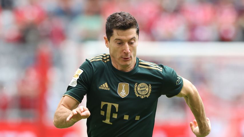 Robert Lewandowski beim FC-Bayern-München-Spiel am 18. September 2021