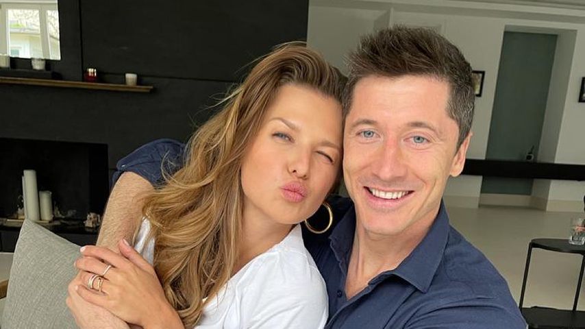 Robert Lewandowski und seine Frau Anna