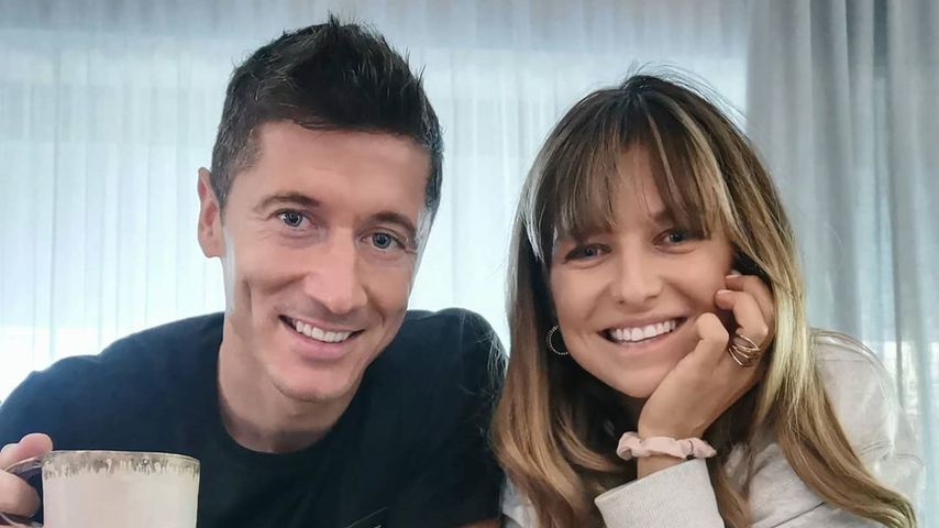 Robert Lewandowski und seine Frau Anna Lewandowska