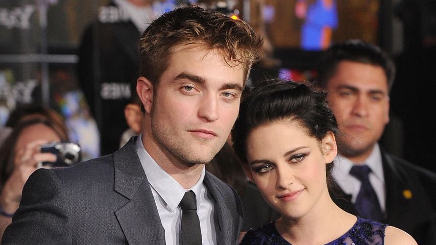 Robert Pattinson und Kristen Stewart bei der Premiere von "Twilight: Breaking Dawn", 2011