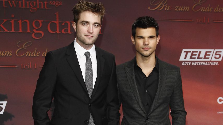 Robert Pattinson und Taylor Lautner in Berlin