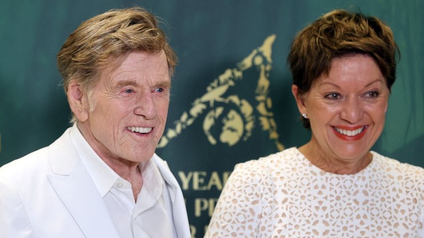Robert Redford neben seiner Frau Sibylle Szaggars in Monaco, 2021
