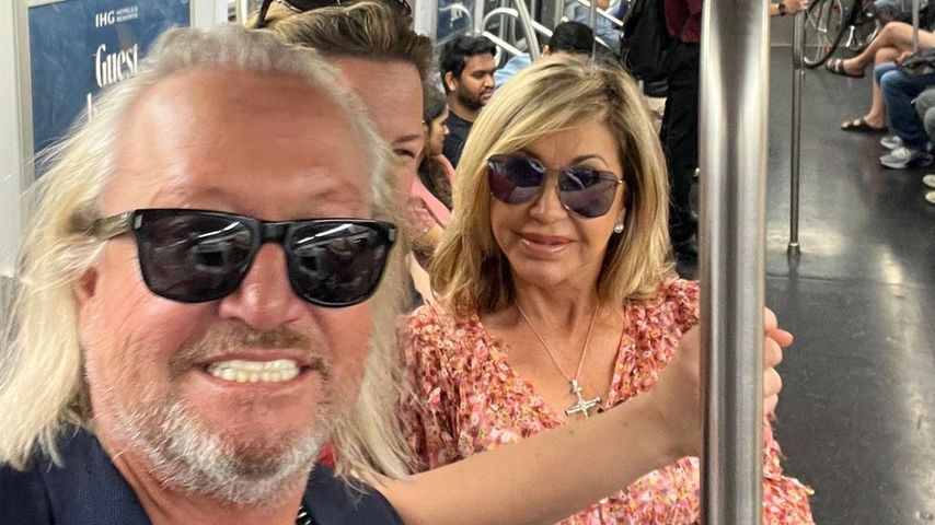 Robert und Carmen Geiss in der U-Bahn