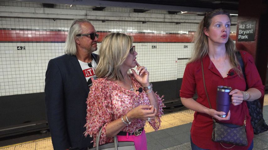 Robert und Carmen Geiss mit Melanie Scheriau in New York