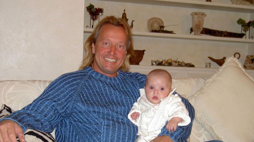 Robert Geiss mit Töchterchen Davina
