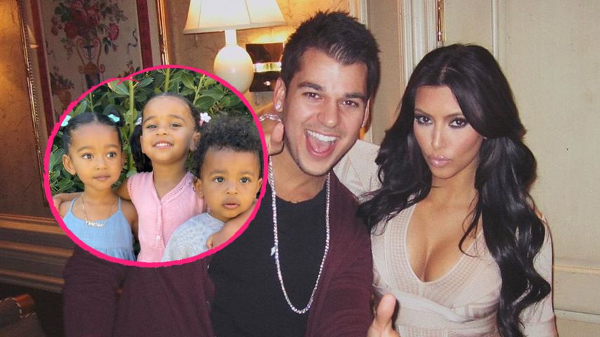 Wow! So sehr ähneln sich die Kids von Rob und Kim Kardashian