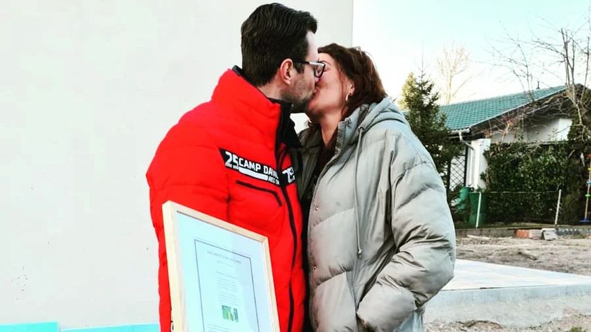 Robert und seine Freundin im März 2022