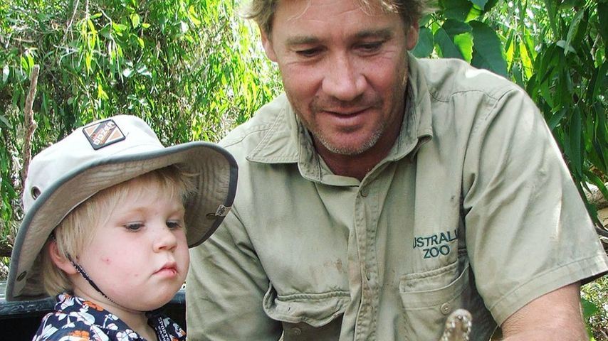 Robert und Steve Irwin in jungen Jahren