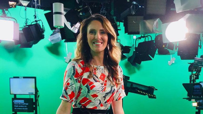 Roberta Bieling im Studio von "Punkt 12"