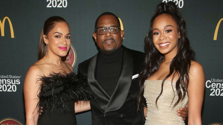Roberta Moradfar, Martin Lawrence und seine Tochter Jasmin bei den ounce Trumpet Awards, 2019