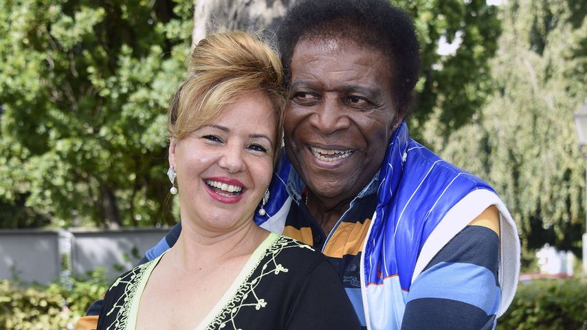 Süße Turtelfotos von Roberto Blanco und seiner Frau Luzandra