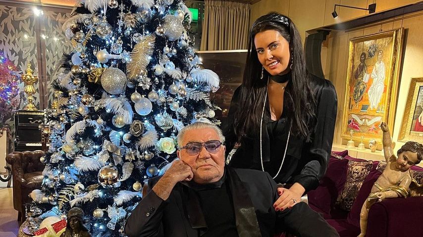 Roberto Cavalli mit seiner Lebensgefährtin Sandra Bergman