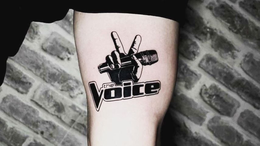 Robin Beckers "The Voice"-Tattoo