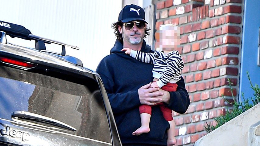 Robin Thicke mit seinem Sohn Luca