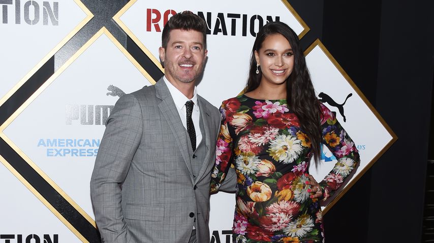 Robin Thicke und April Love Geary, Februar 2019