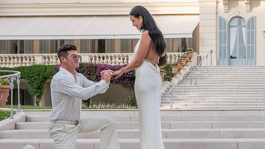 Robin Thicke macht seiner April erneut einen Heiratsantrag