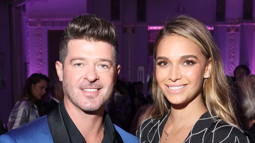 Sänger Robin Thicke und Influencerin April Love Geary