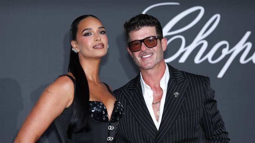 Robin Thicke und April Love Geary bei der amfAR Gala Cannes 2026