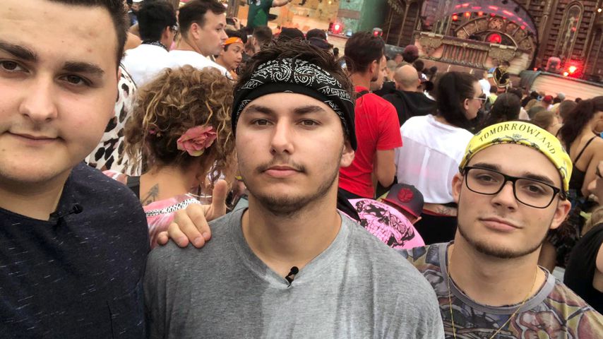 Robin und seine Brüder auf dem Tomorrowland-Festival