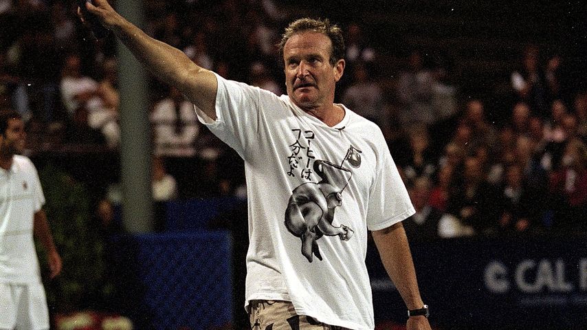 Robin Williams beim Mercedes-Benz-Cup-Promi-Match 1999