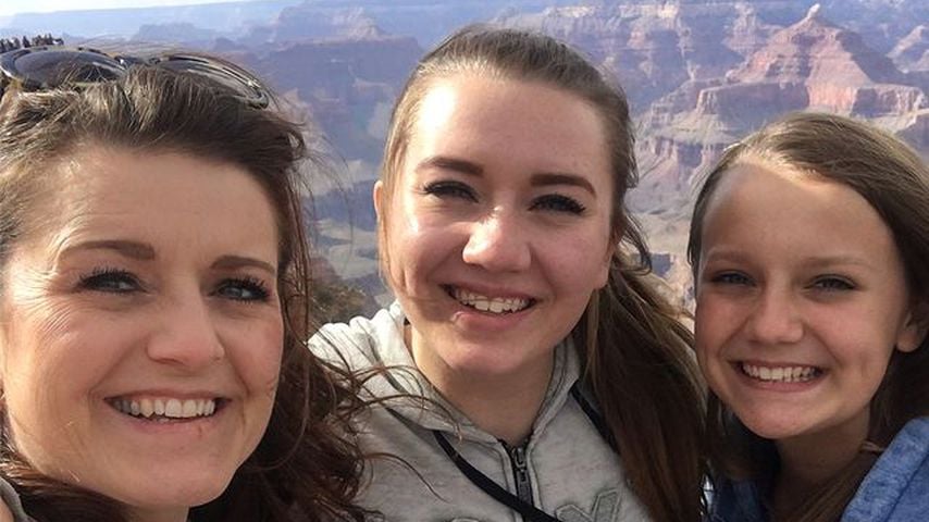Robyn Brown mit ihren Töchtern Aurora und Breanna